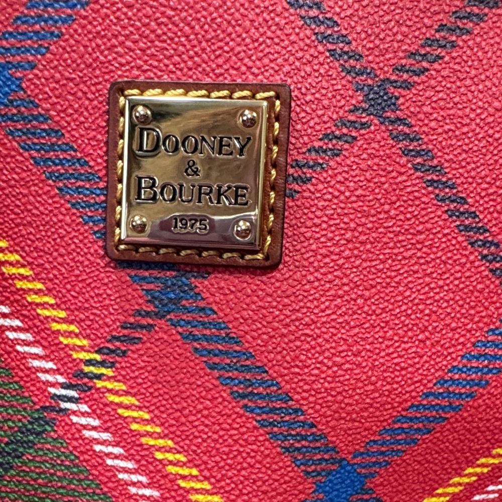 Dooney & Bourke Multicolor Plaid Tote and Wallet - Picture 2 of 16